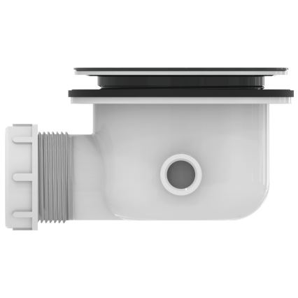 Ideal Standard K936367 - Siphon pour receveur 9 cm, noir/blanc