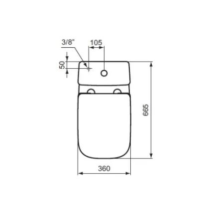 Ideal Standard T453001 - Abattant WC I.LIFE A blanc