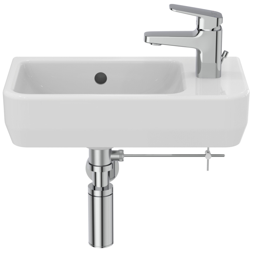 Ideal Standard T458601 - Lavabo suspendu I.LIFE S 45 x 25 cm en céramique, blanc
