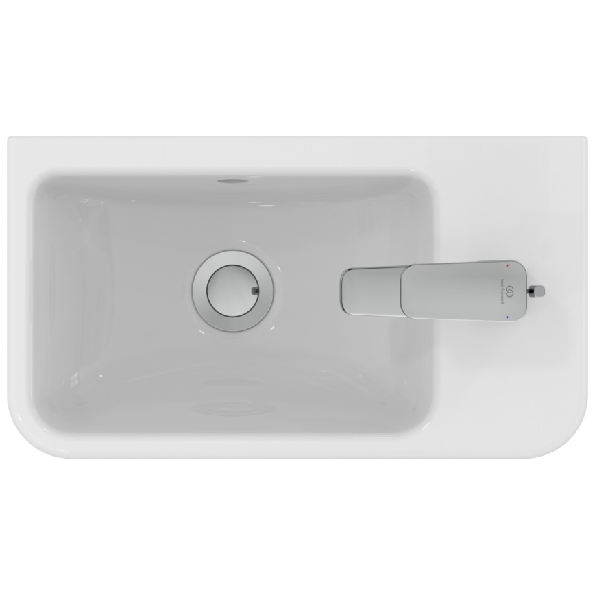 Ideal Standard T458601 - Lavabo suspendu I.LIFE S 45 x 25 cm en céramique, blanc