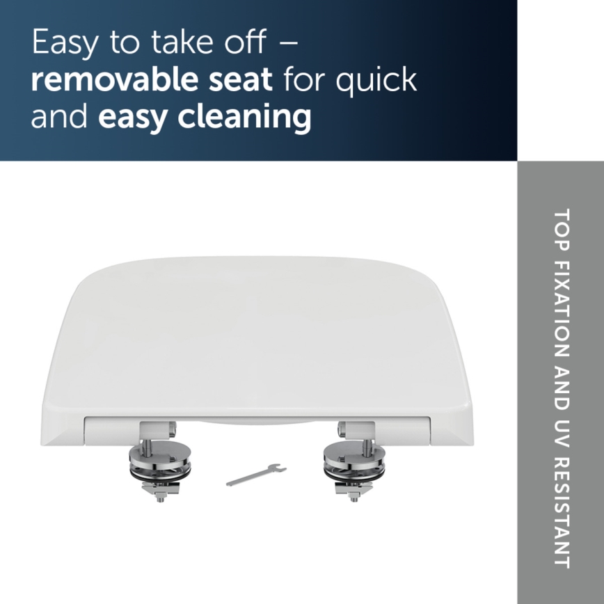 Ideal Standard T468301 - Abattant de toilette SoftClose I.LIFE B blanc