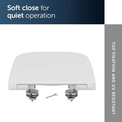 Ideal Standard T468301 - Abattant de toilette SoftClose I.LIFE B blanc