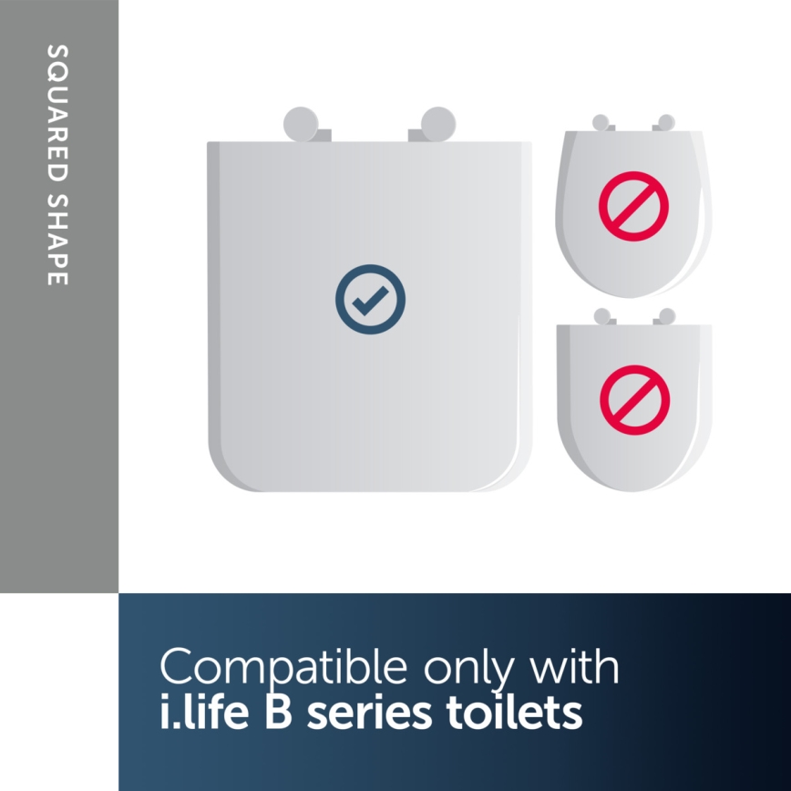 Ideal Standard T500301 - Abattant WC SoftClose I.LIFE B blanc