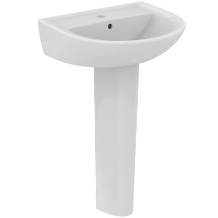 Ideal Standard W332601 - Lavabo suspendu EUROVIT 55 x 46 cm céramique/blanc