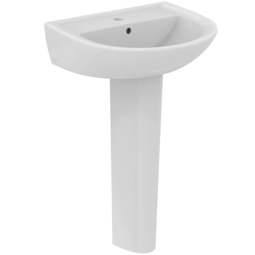 Ideal Standard W332601 - Lavabo suspendu EUROVIT 55 x 46 cm céramique/blanc
