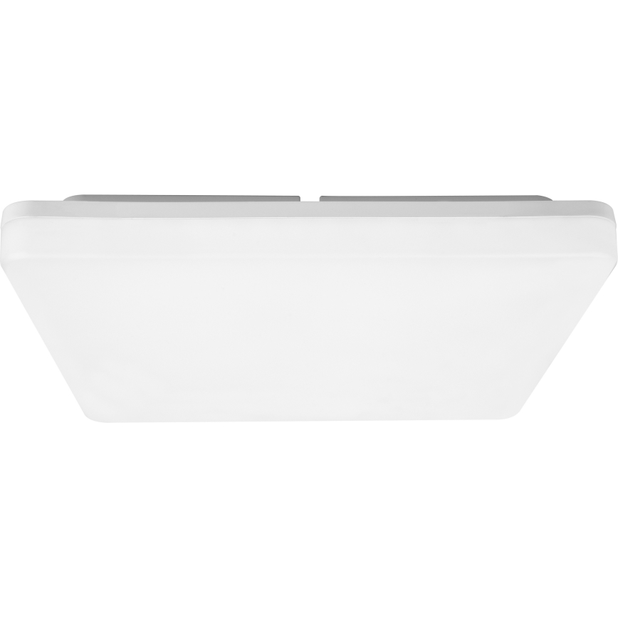 Plafonnier LED RGBW dimmable pour salle de bains — 15 W, 230 V, 3000–6500 K, 22×22 cm, IP54, blanc, Wi‑Fi