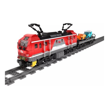 iM.Master - Coffret de train avec rails, 2xAA/400 mAh, 617 pièces + télécommande