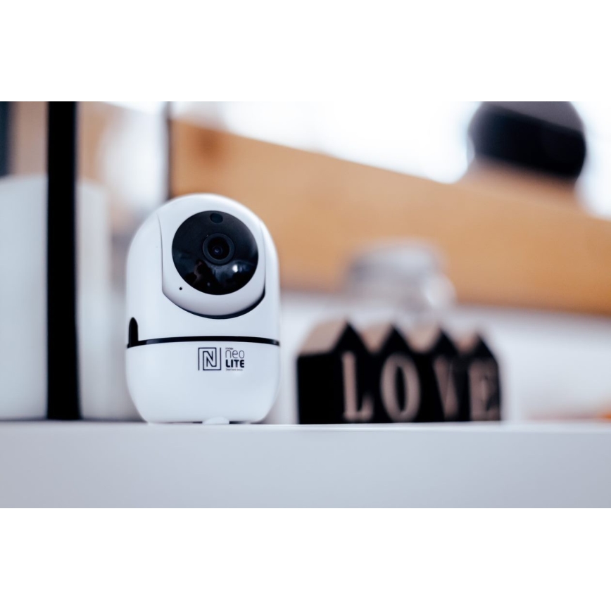 Immax 07701L - Caméra d'intérieur VALL-I NEO LITE Smart P/T HD 2MP 1080p, Wi-Fi Tuya