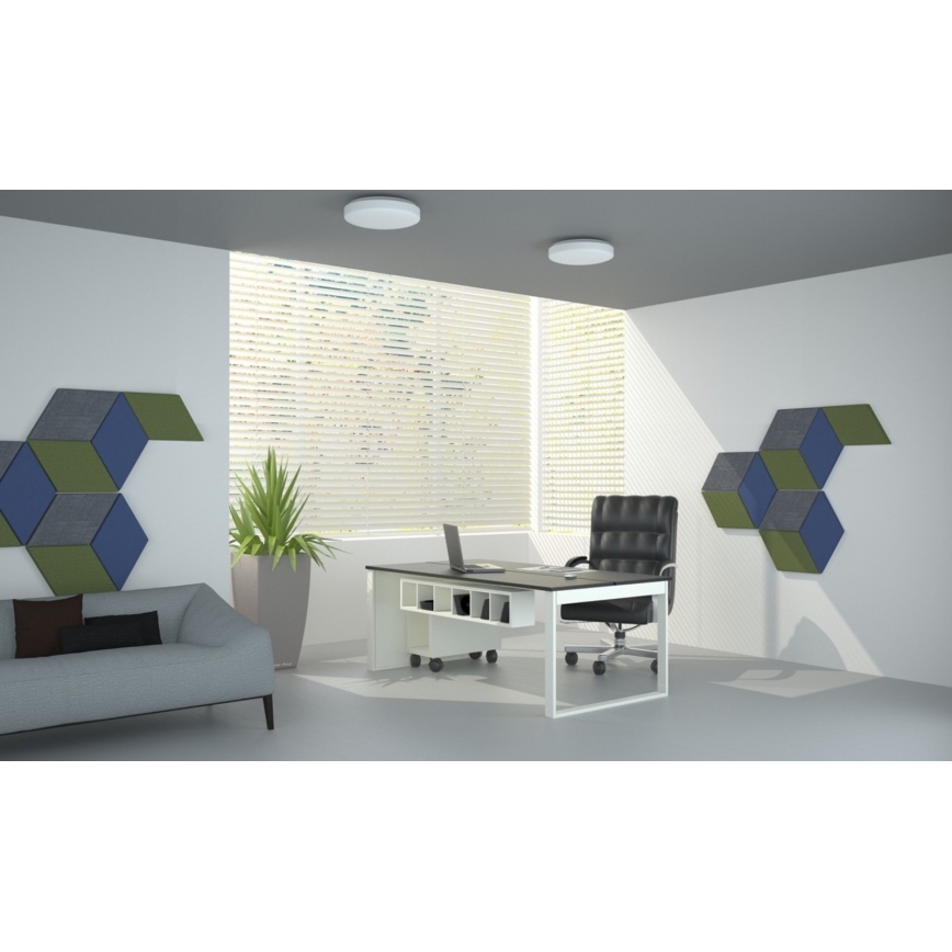 Plafonnier LED à intensité modulable avec télécommande LED/42W/230V 40 cm