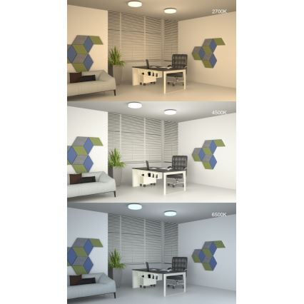 Plafonnier LED à intensité modulable avec télécommande LED/42W/230V 40 cm