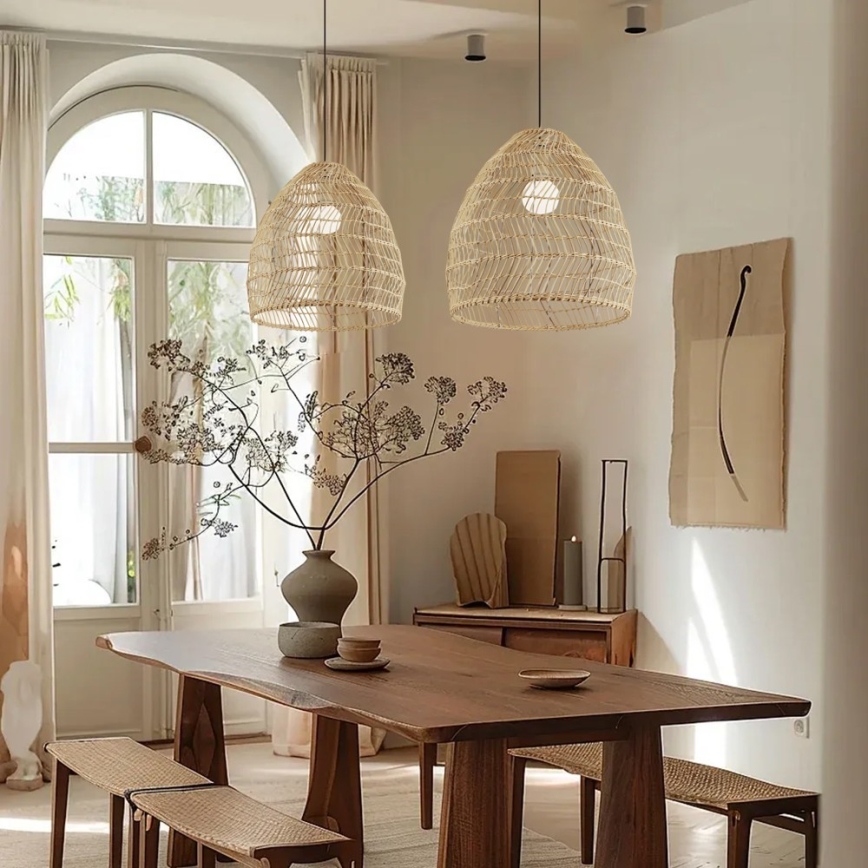 Suspension à câble BOHO DELICADO 1xE27/40W/230V Ø 38 cm