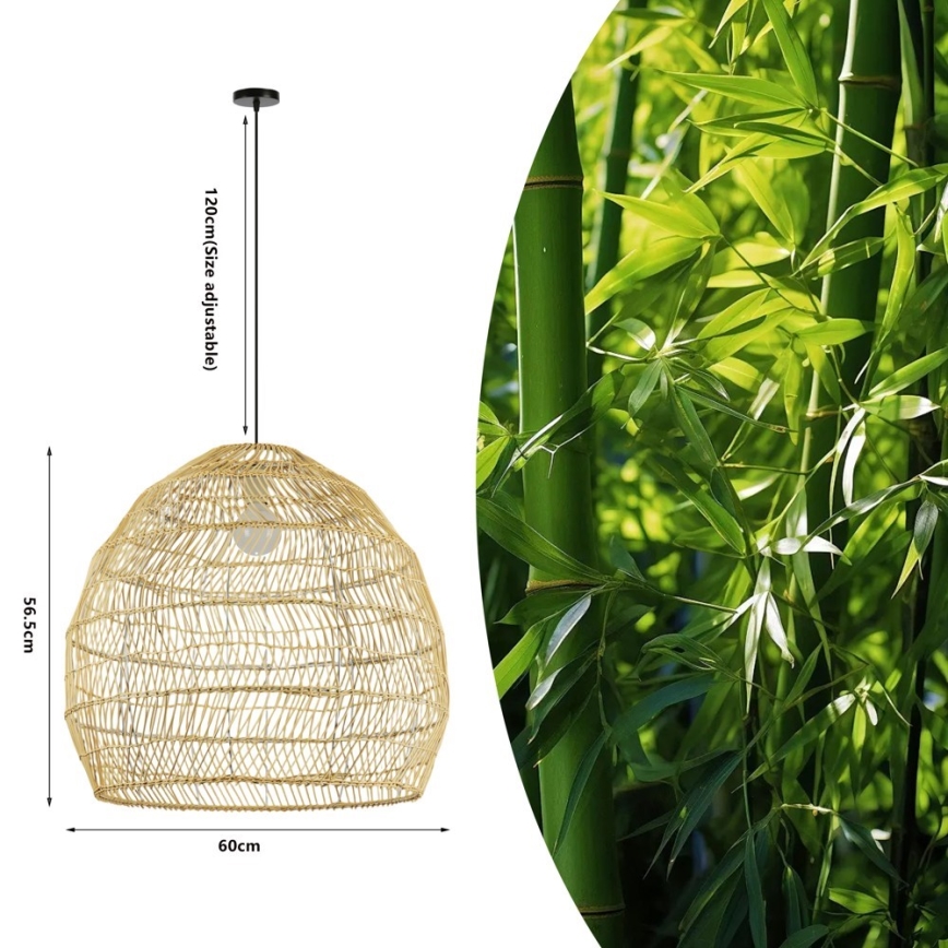 Suspension à câble BOHO DELICADO 1xE27/40W/230V, diamètre 60 cm