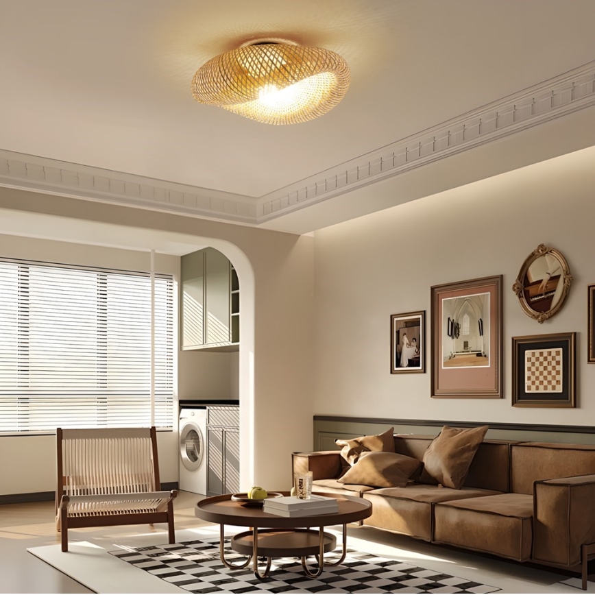 Plafonnier BOHO HILO 1xE27/40W/230V diam. 60 cm