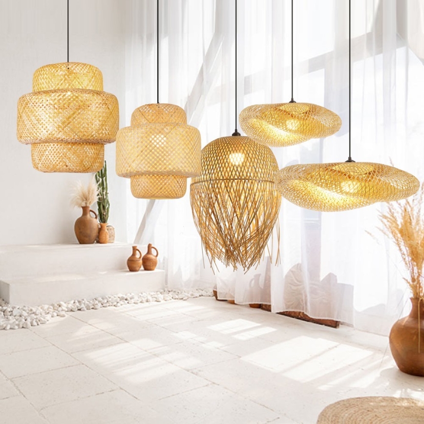 Plafonnier BOHO HILO 1xE27/40W/230V diam. 60 cm