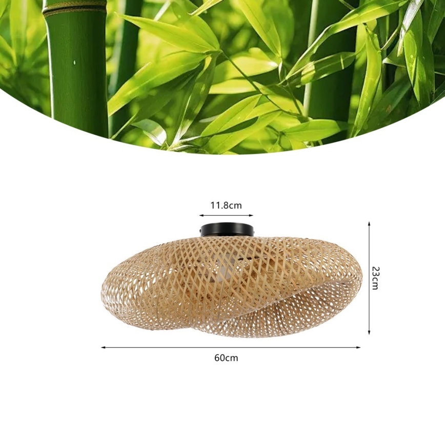 Plafonnier BOHO HILO 1xE27/40W/230V diam. 60 cm