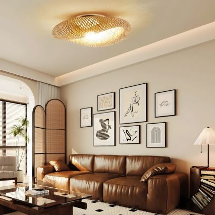 Plafonnier BOHO HILO 1xE27/40W/230V Ø 80 cm