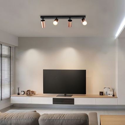 Spot PUNTO 4xGU10/9W/230V or rose