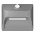 Immax 08309L - Luminaire d'escalier LED rechargeable avec capteur STEP LIGHT LED/0,3W/3,7V 2200 mAh IP53 gris