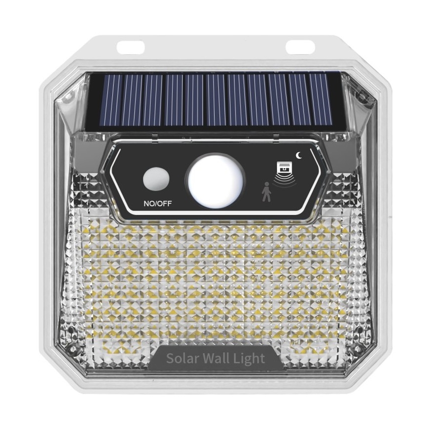 Applique murale solaire avec détecteur LED/3W/5,5V IP65 1200 mAh