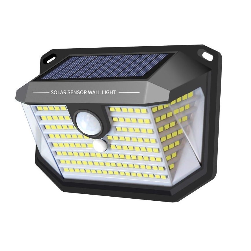 Luminaire solaire avec détecteur LED/4W/5,5V IP65