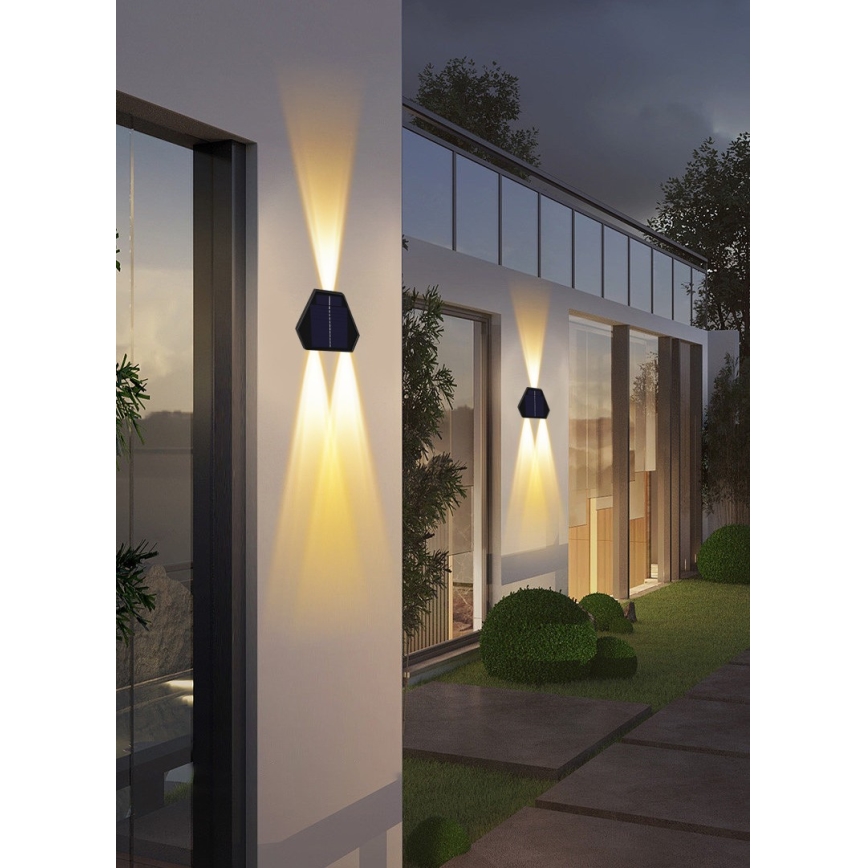 Applique murale solaire avec détecteur LED/2W/5V IP54 1300 mAh