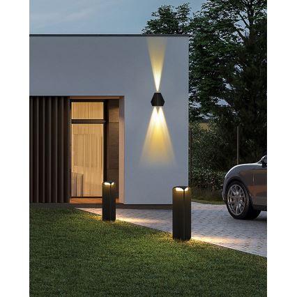 Applique murale solaire avec détecteur LED/2W/5V IP54 1300 mAh