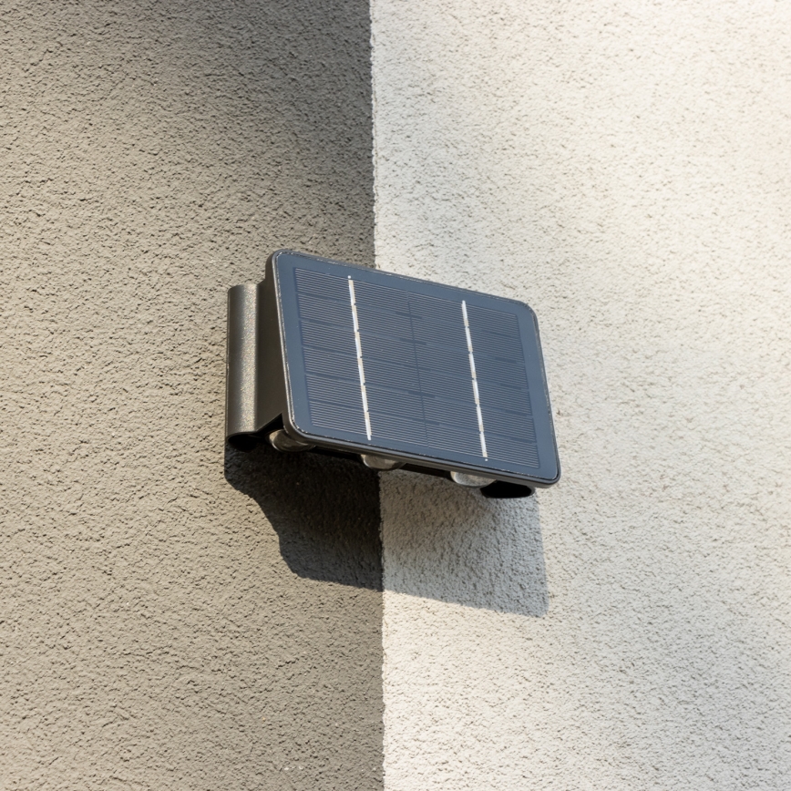 Luminaire solaire avec détecteur LED/2W/5V IP54