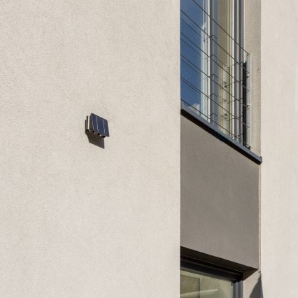 Luminaire solaire avec détecteur LED/2W/5V IP54