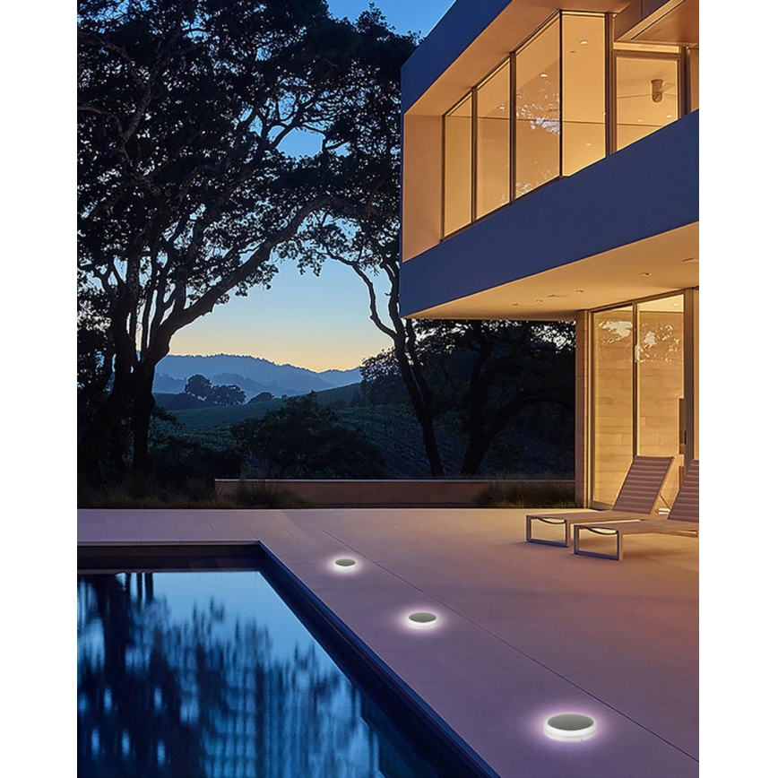 Éclairage extérieur solaire avec détecteur LED/0,4W/3,2V IP54 500 mAh