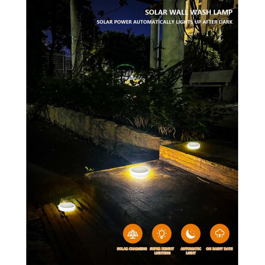 Éclairage extérieur solaire avec détecteur LED/0,4W/3,2V IP54 500 mAh