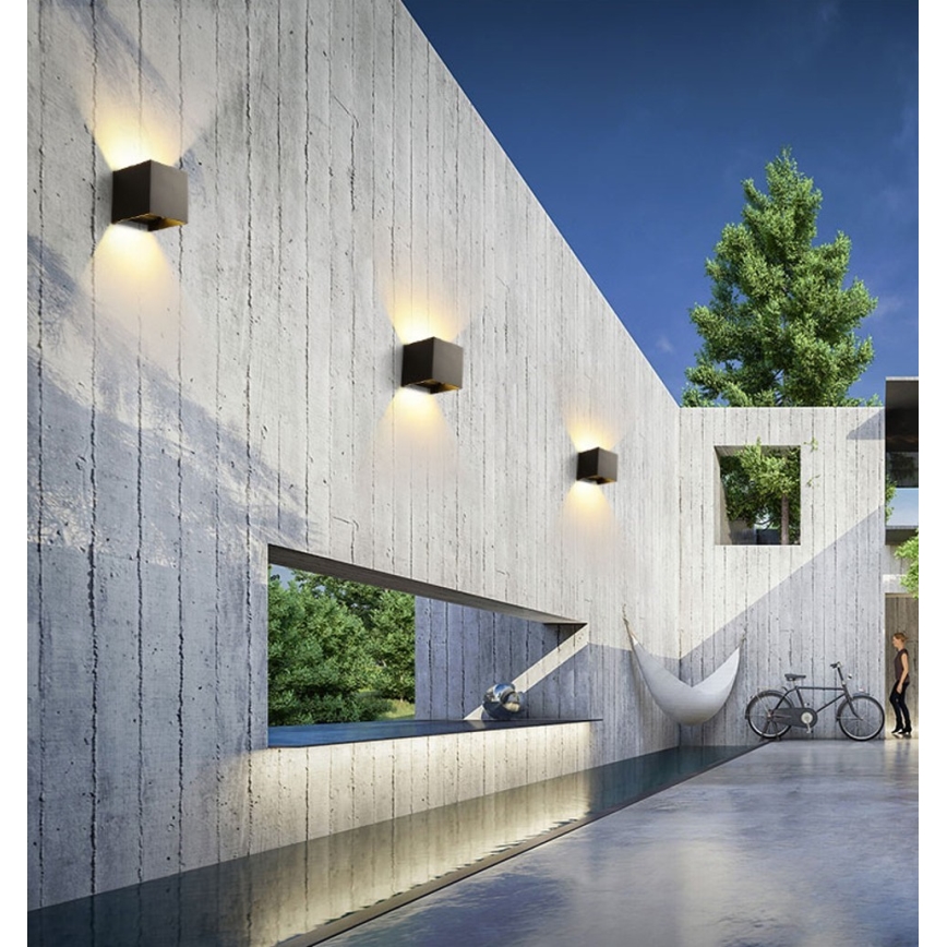 Immax 08510L - Applique murale extérieure DICE LED/6W/230V 3000K IP65