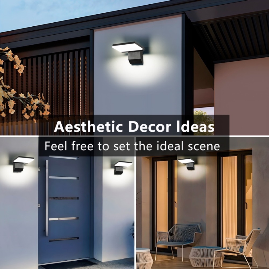 Applique murale extérieure MODERN LED/18W/230V IP65
