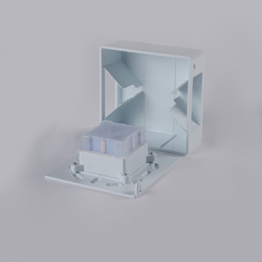 Applique murale d'extérieur LED LUXLINE 6W/230V 3000K IP54 blanche