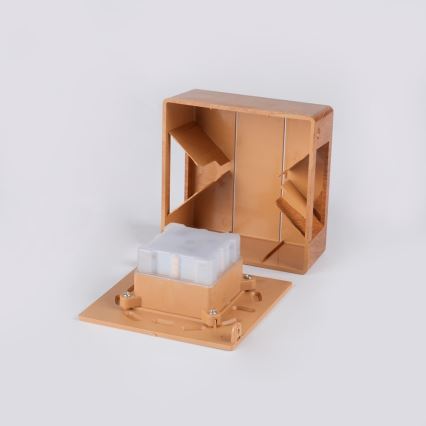 Applique murale d'extérieur LED LUXLINE 6W/230V 3000K IP54 noyer