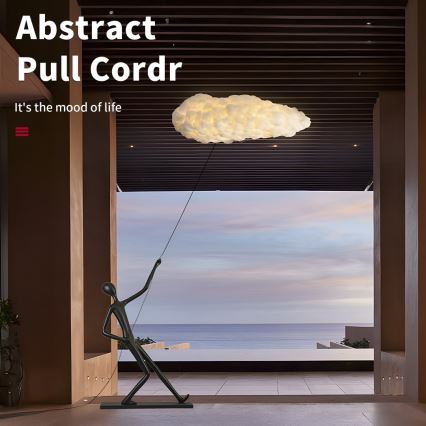 Lampadaire SILUETTE 6xE27/40W/230V 180 cm Dream Reach