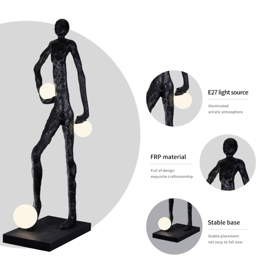 Lampadaire SILUETTE 3xE27/60W/230V 185 cm Aura