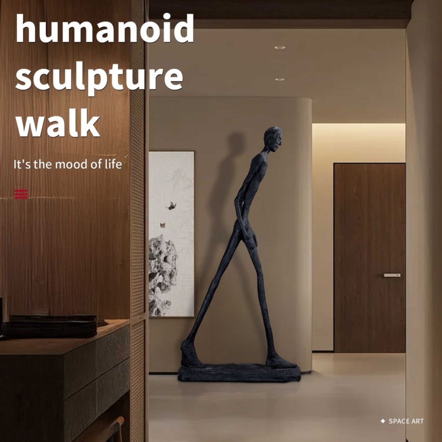 Sculpture décorative SILUETTE 210 cm humaine