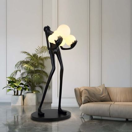 Lampadaire SILUETTE 6xE27/25W/230V 180 cm Human Ball