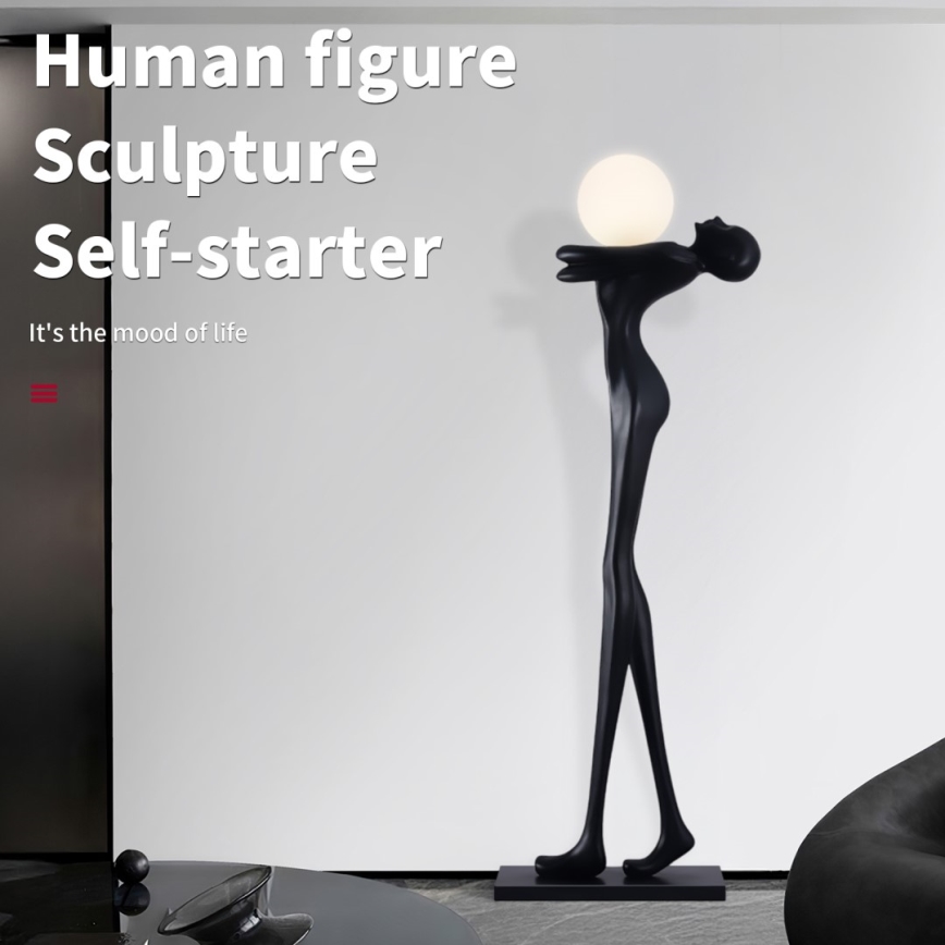 Lampadaire SILUETTE 1xE27/25W/230V 175 cm Human Woman