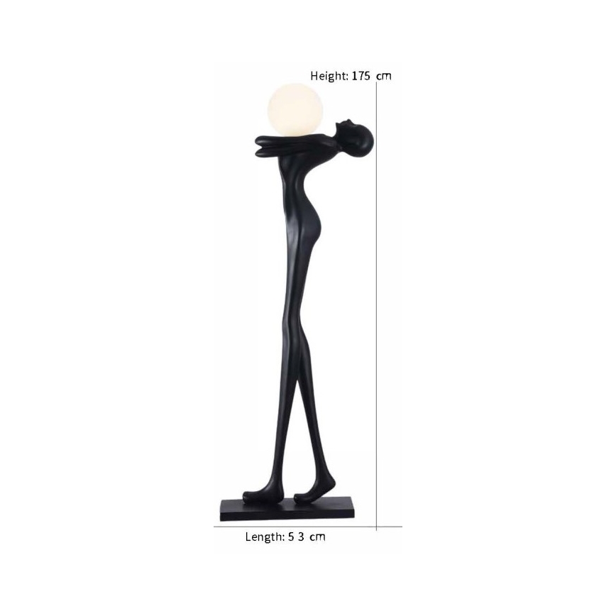 Lampadaire SILUETTE 1xE27/25W/230V 175 cm Human Woman