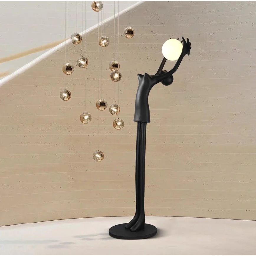 Lampadaire SILUETTE 1xE27/25W/230V 210 cm Human Girl