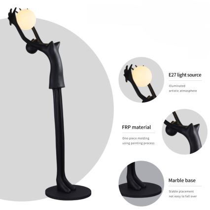 Lampadaire SILUETTE 1xE27/25W/230V 210 cm Human Girl