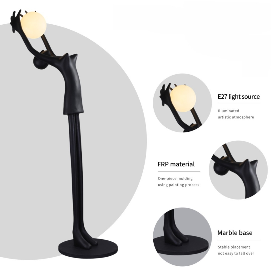 Lampadaire SILUETTE 1xE27/25W/230V 210 cm Human Girl