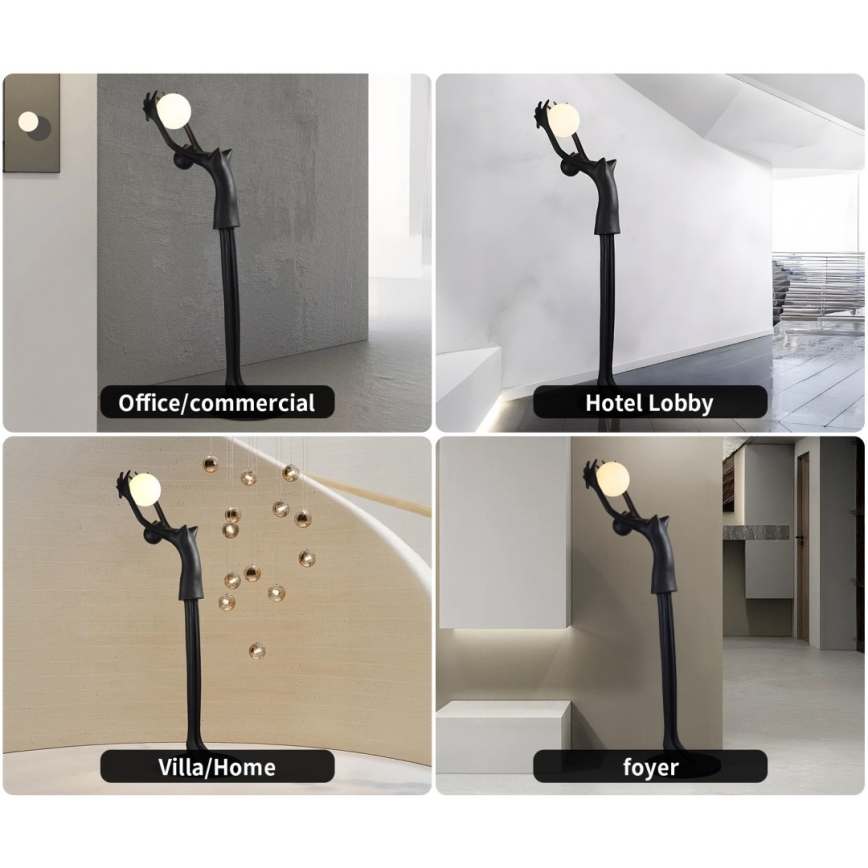 Lampadaire SILUETTE 1xE27/25W/230V 210 cm Human Girl