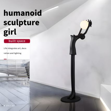 Lampadaire SILUETTE 1xE27/25W/230V 210 cm Human Girl