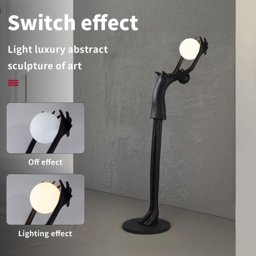Lampadaire SILUETTE 1xE27/25W/230V 210 cm Human Girl