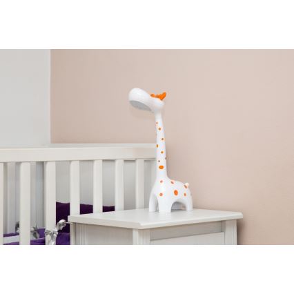 Lampe de table LED enfant à intensité modulable 1xLED/6W/230V girafe