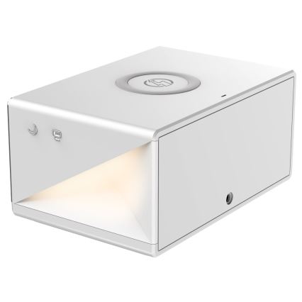 Réveil avec rétro-éclairage et chargeur sans fil QI/12W5V