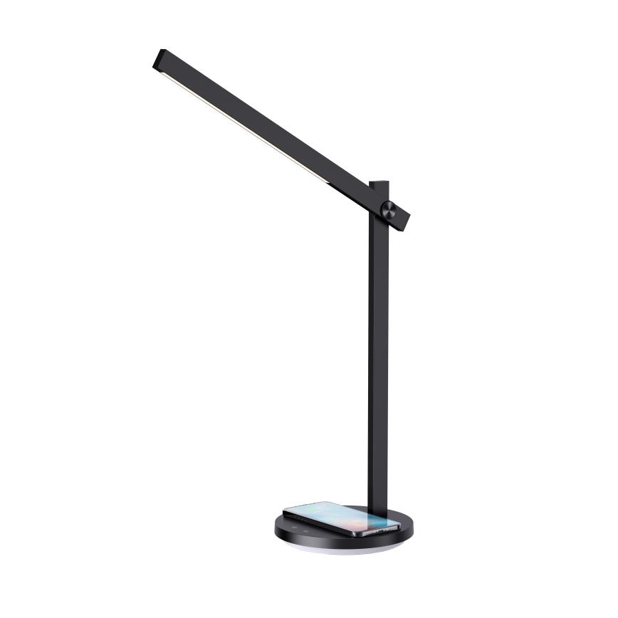 Lampe de table LED à intensité variable avec chargement sans fil QI BEAM LED/18W/230V 2800K/4000K/5000K