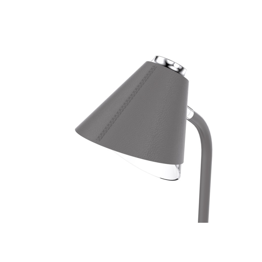 Lampe de table à intensité variable avec charge sans fil FINCH LED/9W/12/230V gris/chrome brillant